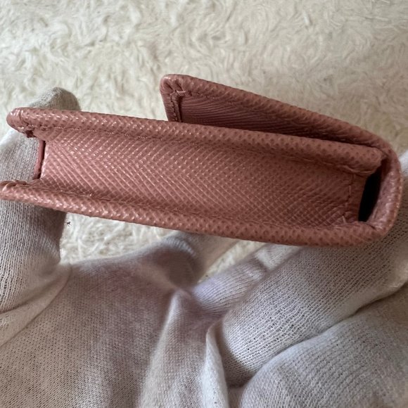 PRADA Saffiano Leather Card Case Wallet - Picture 5 of 10